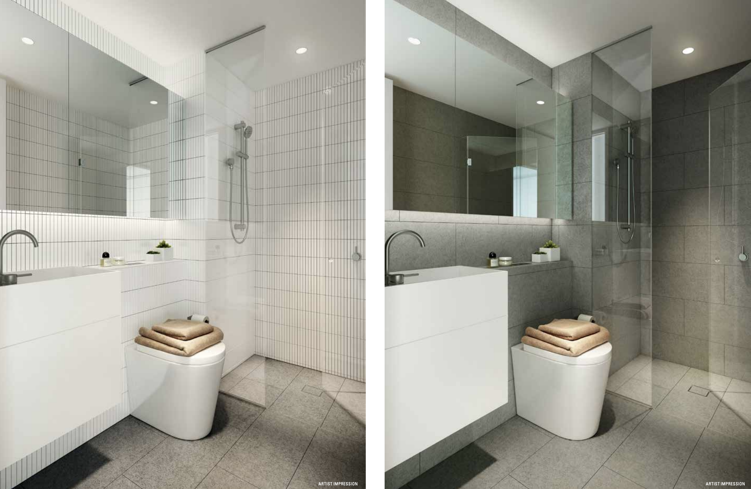 Australia 108's bathroom designs.