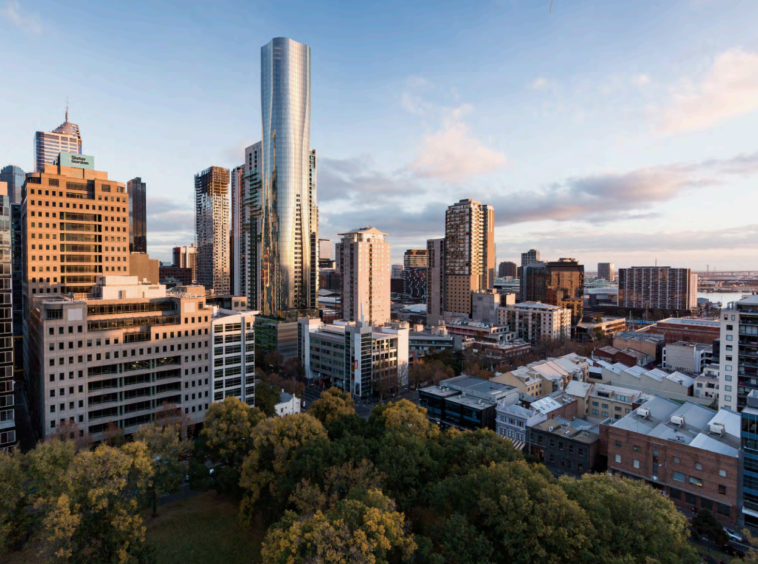 Aspire Melbourne's external sky view.