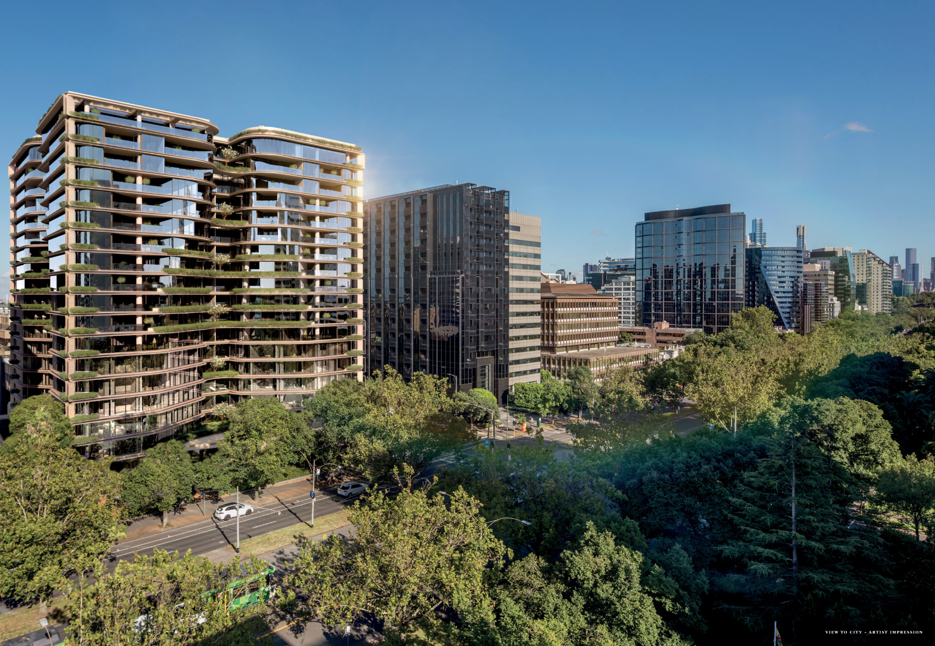 View of the Park Quarter project.