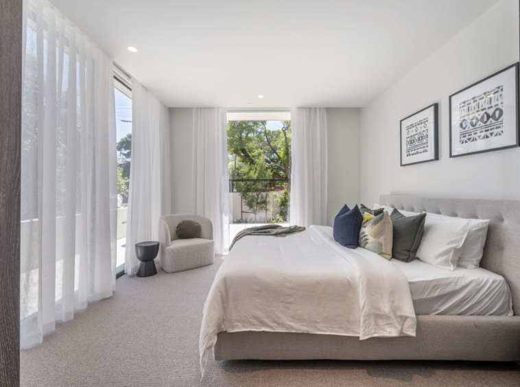 Bedroom view for 2A Berkeley Street, Hawthorn in Victoria.