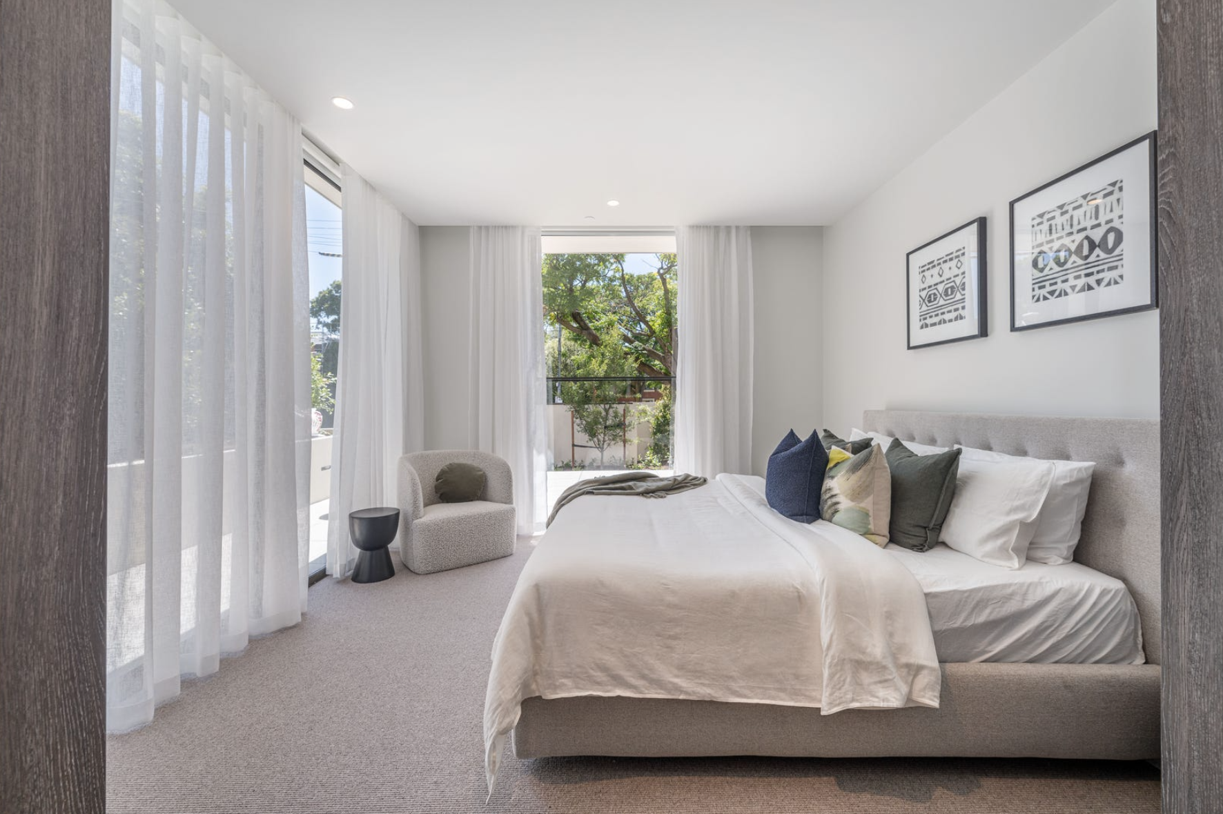 Bedroom view for 2A Berkeley Street, Hawthorn in Victoria.