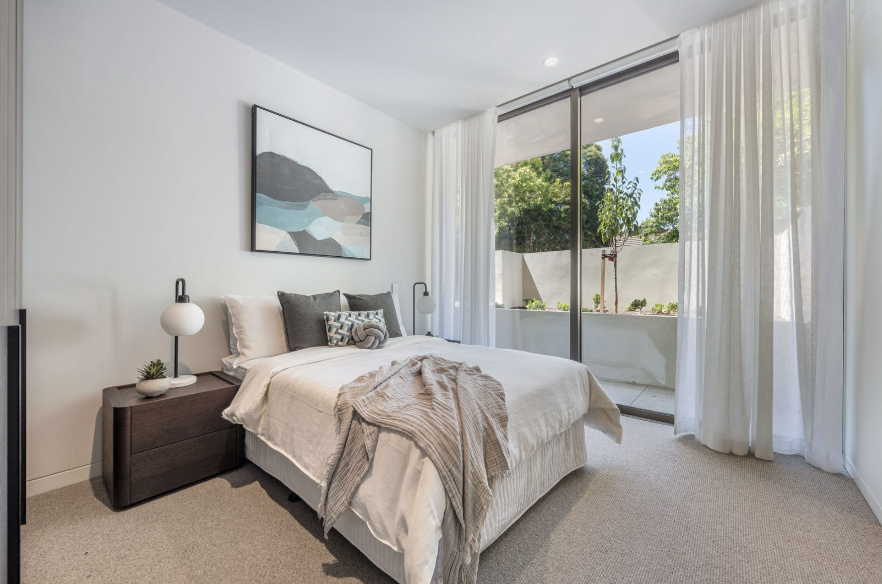 Bedroom design for 2A Berkeley Street, Hawthorn in Victoria.