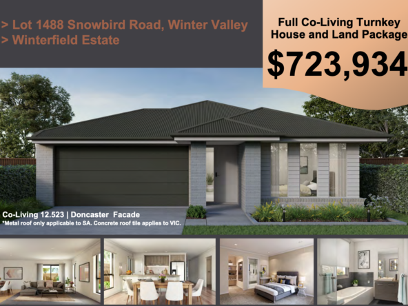 Investor special offer in the Winterfield Estate, in Ballarat. Just $723,934 for a great Co-Living property.