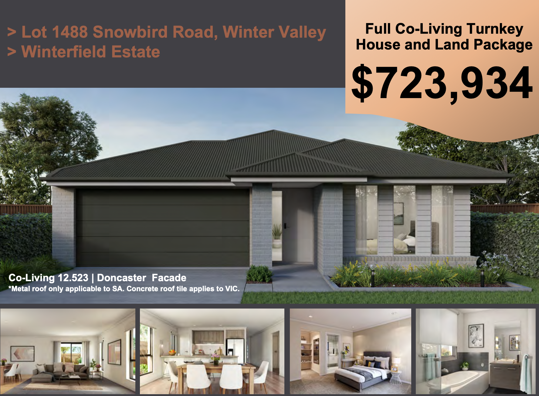 Investor special offer in the Winterfield Estate, in Ballarat. Just $723,934 for a great Co-Living property.