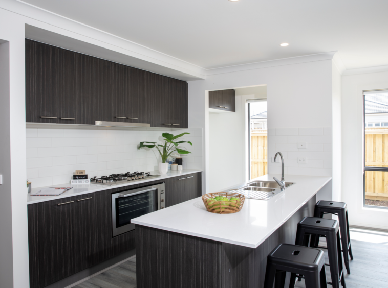 Kitchen design in the Winterfield Estate project.